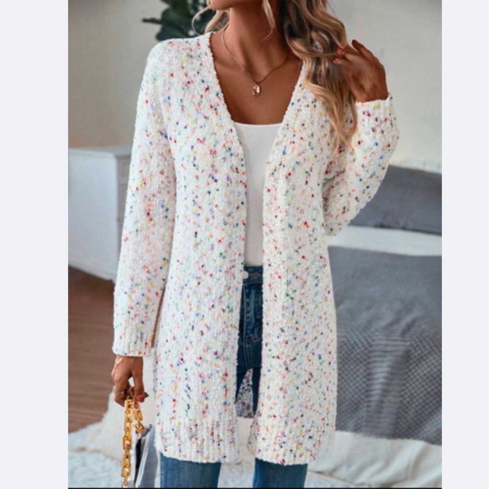 New open front cardigan sweater